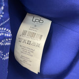 Lpb Woman Size S Women's Blue-White Pattern Shift Dress