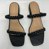 Sincerely Jules Size 10 Women's Black Braided Strappy Sandals