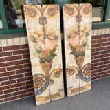Creative Co-op Yellow-Multicolor Vertical Wood Panel