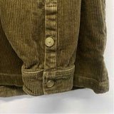 Marine Layer Women's Size L Green Solid Button Up Jacket