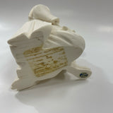 Made in Italy Vintage Cream Alabaster Samurai Sculpture by Arnoldo Giannelli