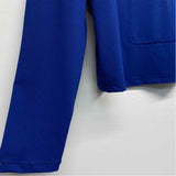 Title Nine Size Xl Women's Blue Solid Hoodie Activewear Top