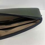 Grams28 City Pack 154 Green Leather Pebbled Crossbody Handbag