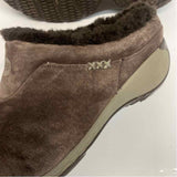 Merrell Size 7.5 Women's Brown Solid Slip On Clogs