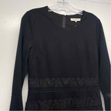 Kobi Halperin Size S Women's Black Solid Fit And Flare Dress