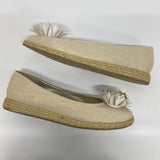 Bandolino Size 6 Women's Beige Shimmer Flats Shoes