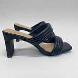 Alfani Step Flex Size 8 Women's Black Quilted High Heel Sandals