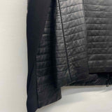 Lafayette 148 Women's Size 8-M Black Solid Zip Mock Neck Jacket