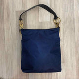 Jean Pierre Klifa Navy Fabric Solid Shoulder Handbag