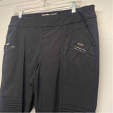 Jamie Sadock Size 16 Women's Black Solid Pull On Cargo Pants