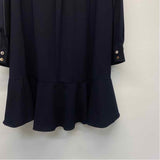 Tuckernuck Size S Women's Navy Solid Button Up Shirt Dress