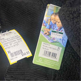 Sherpa Women's Size Xl Black Solid Zip Mock Neck Vest