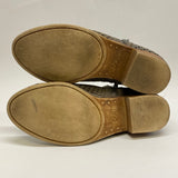 Lucky Brand Size 7 Women's Taupe Cut Out Heel Booties