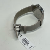 Kate Spade Solid Taupe Leather Watchband Round Watch