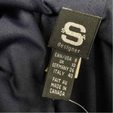 Selina Size 8-S Women's Blue Solid Sheath Dress