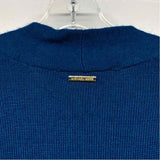 Michael Michael Kors Size S Women's Blue Stripe Maxi Cardigan Sweater