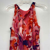 Eliza J Size 8-M Women's Coral-Multi Pattern Maxi Dress