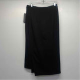 Betabrand Size L Women's Black Solid Faux Wrap Skort