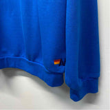 Aviator Nation Women's Size L Blue Applique Pullover Sweatshirt
