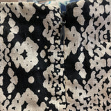 Loft Ann Taylor Size 2P-XS Women's Black-White Pattern Sleeveless Dress
