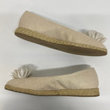 Bandolino Size 6 Women's Beige Shimmer Flats Shoes