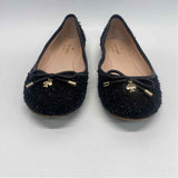 Kate Spade Size 8.5 Women's Black Shimmer Ballet Flats Shoes