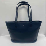 Knomo Mini Maddox Navy Leather Solid Tote Handbag