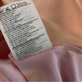 Shebeest Size XS Women's Orange-Pink Pattern Short Sleeve Activewear Top