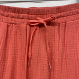 Elan Women's Size 8-M Coral Textured Jogger Pants