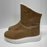 Australia Luxe Co. Size 7 Women's Light brown Solid Pull On Boots