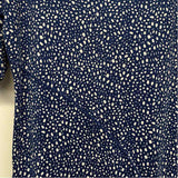 Title Nine Size Xl Women's Navy-White Pattern T-Shirt Dress