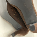 Chico's Size 10 Women's Brown Cut Out High Heel Booties