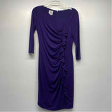 Suzi Chin Maggy Boutique Size 2-XS Women's Purple Solid Sheath Dress