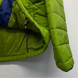 Lands' End Women's Size L Lime Solid Puffer Jacket