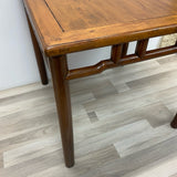 Antique Brown Bamboo Mahjong/ Huanghuali Table