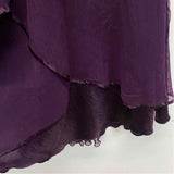 Komarov Size L Women's Purple Beaded Fit And Flare Dress