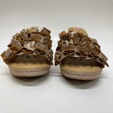 Born Crown Women's Size 9 Tan Textured Wedge Sandals
