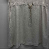 Varley Size L Women's Offwhite Tweed T-Shirt Dress