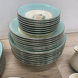Century Service Corporation Semi Vitreous dinnerware in the Baroness pattern set