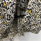 Fat Face Size XS Women's Black-Multi Pattern Fit And Flare Dress