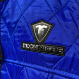 Techniche Women's Size M Blue Solid Zip Up Vest