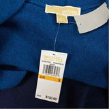 Michael Michael Kors Size S Women's Blue Stripe Maxi Cardigan Sweater