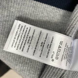 Lauren Ralph Lauren Size S Women's Navy-Gray Color Block Cardigan Sweater