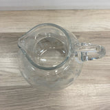 Tiffany & Co. Frosted Crystal Pitcher w Etched Lily of the Valley Pattern