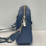 Kate Spade Blue Pebbled Leather Crossbody Handbag