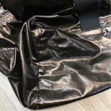 Jack Gomme Brown Fabric Solid Overnight Traveling Bag