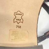 Tory Burch Size 7 Women's Brown Animal Print Camel Toe Sandals