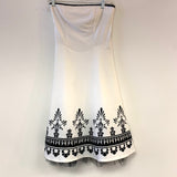 Speechless Size S Women's White Embossed Strapless Dress