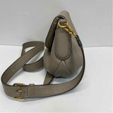 Marc By Marc Jacobs Taupe Leather Pebbled Crossbody Handbag
