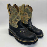 Ariat Size 7 Women's Black-Tan Beaded Western Boots